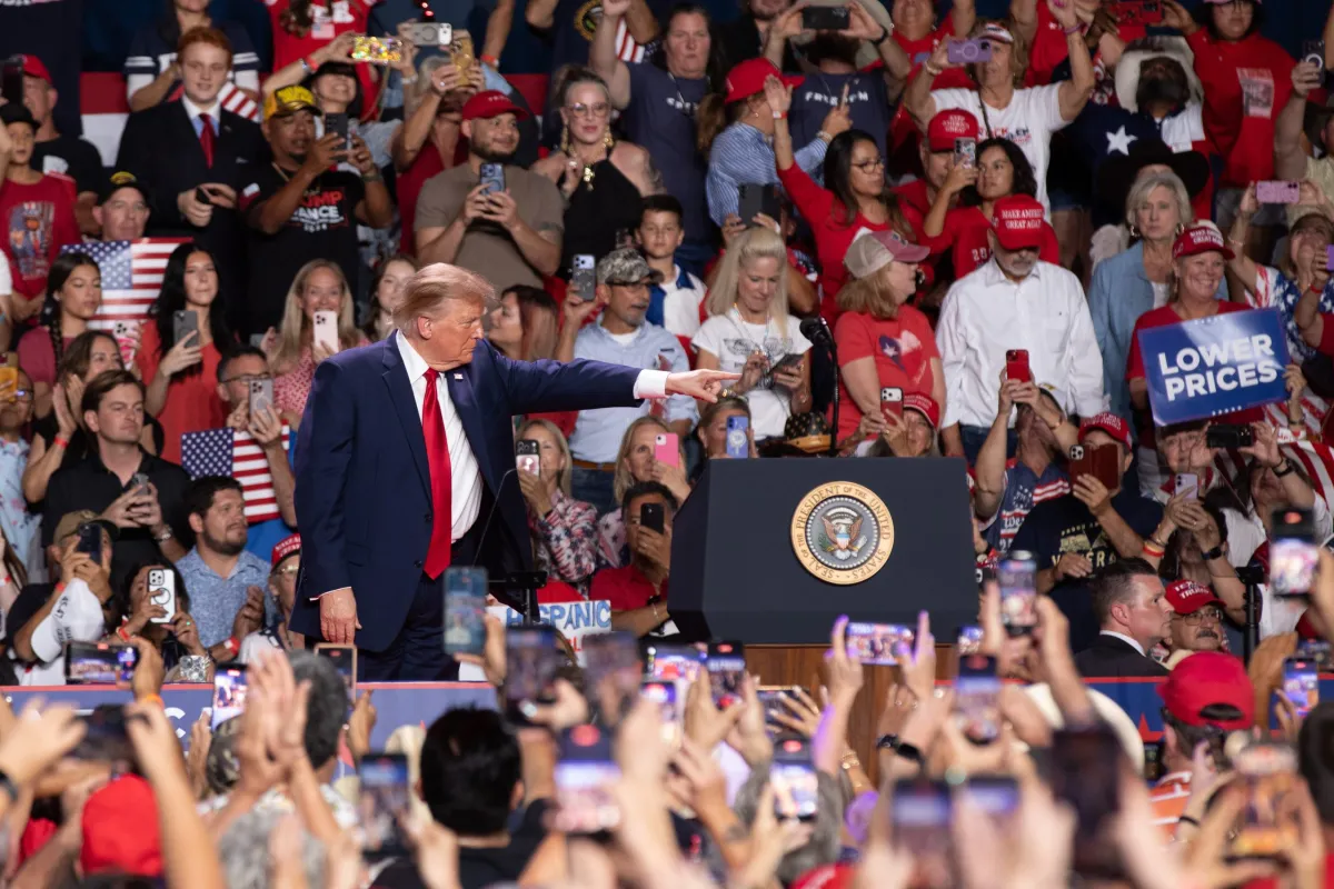 Trump Rally Interrupted in San Antonio