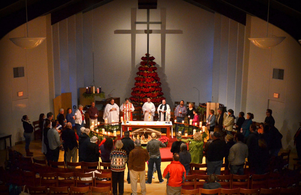 Christmas religious service church