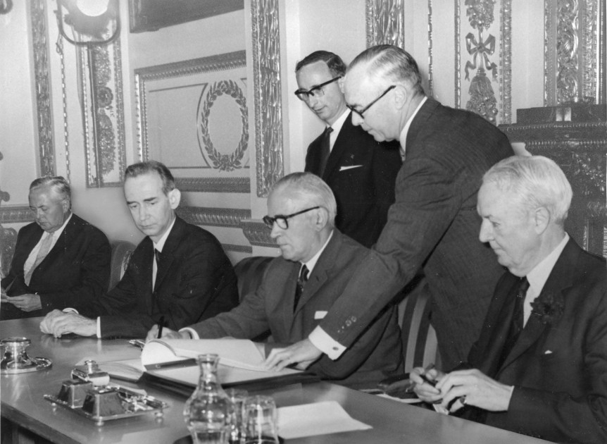 nuclear nonproliferation treaty signing