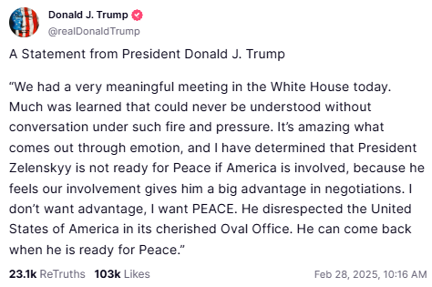 trump-truthsocial-statement-post-zelenskyy-clash