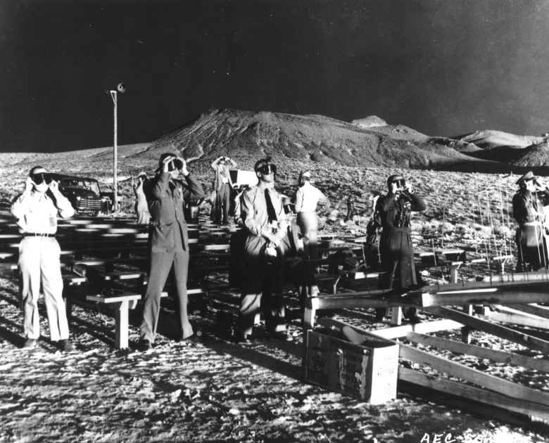usa nuclear weapons test historical photo