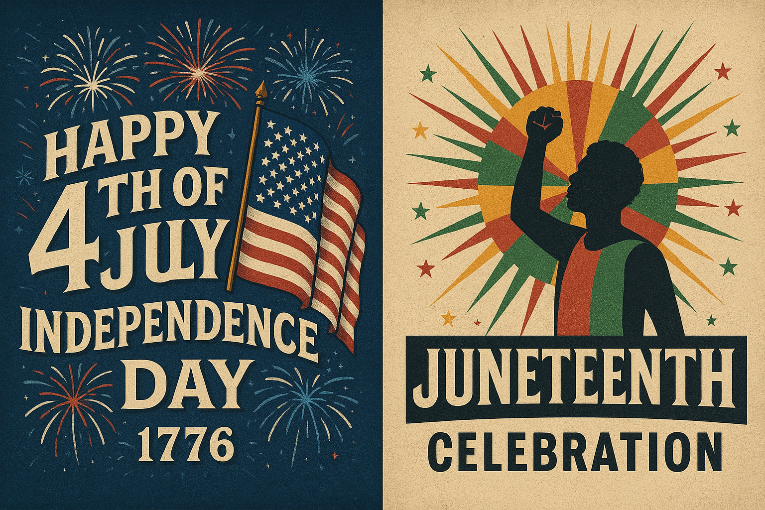 A Tale of Two Independence Days: The Promise of July 4th and the Reckoning of Juneteenth