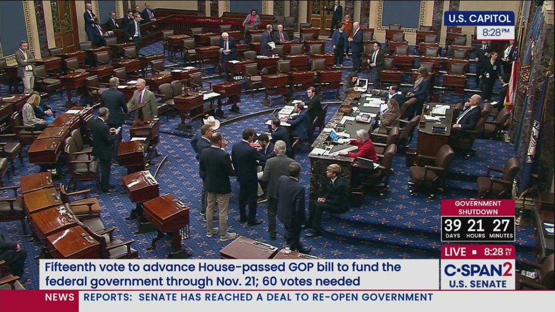 Eight Democrats Just Ended the Shutdown – And Their Own Party Is Furious